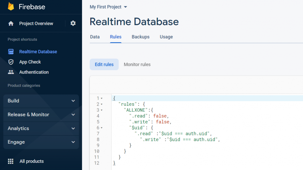 Firebase Api Key Example Databse View Firebase Simple Rest API - IT Services
