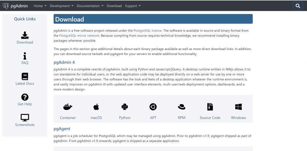 pgadmin download windows 64 bit